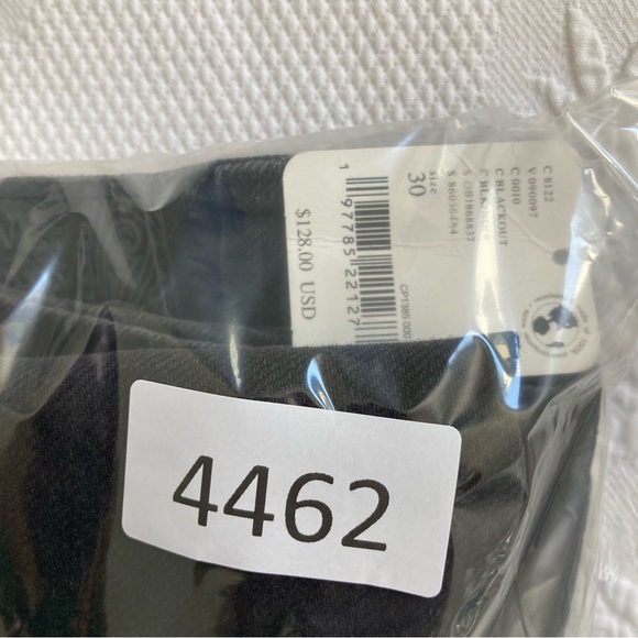 NWT Free People jeans crossroads blackout mid rise straight button fly - Picture 13 of 14